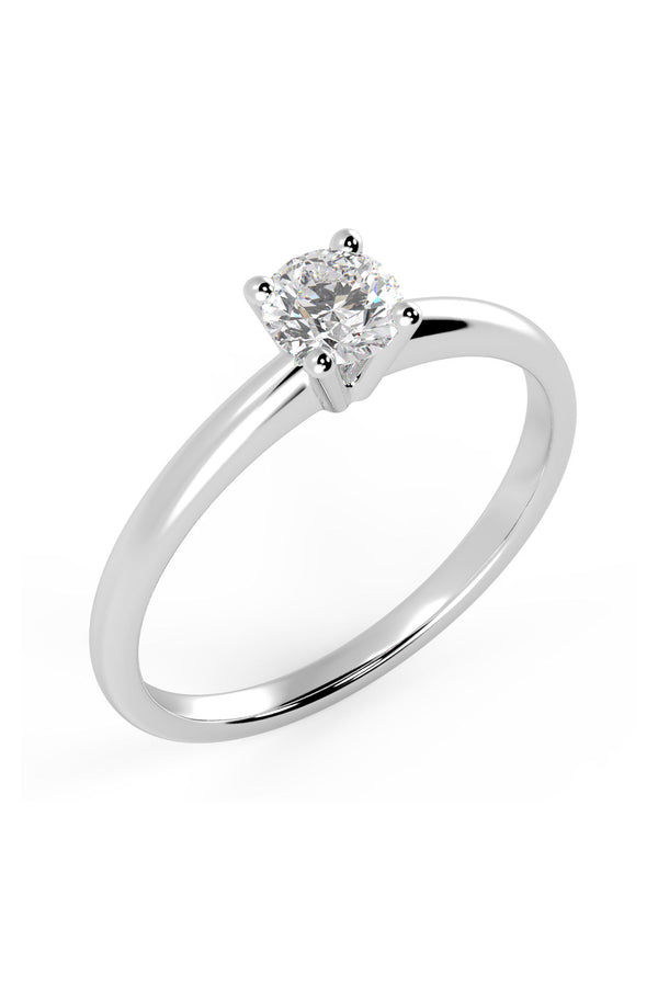 The Only One Ring aus 18K Weißgold I Labor-Diamanten I 1 Kt.