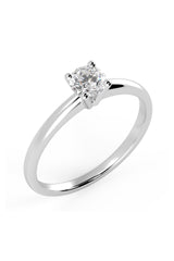 The Only One 0.70ct 18K White Gold Ring w. Lab-Grown Diamond