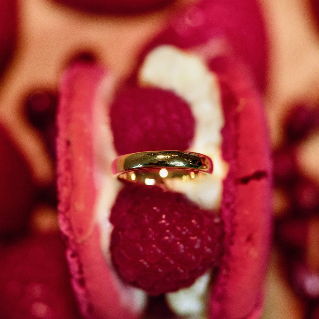 De rene 3 mm 18k Guld, Whitegold eller Rosaguld Ring