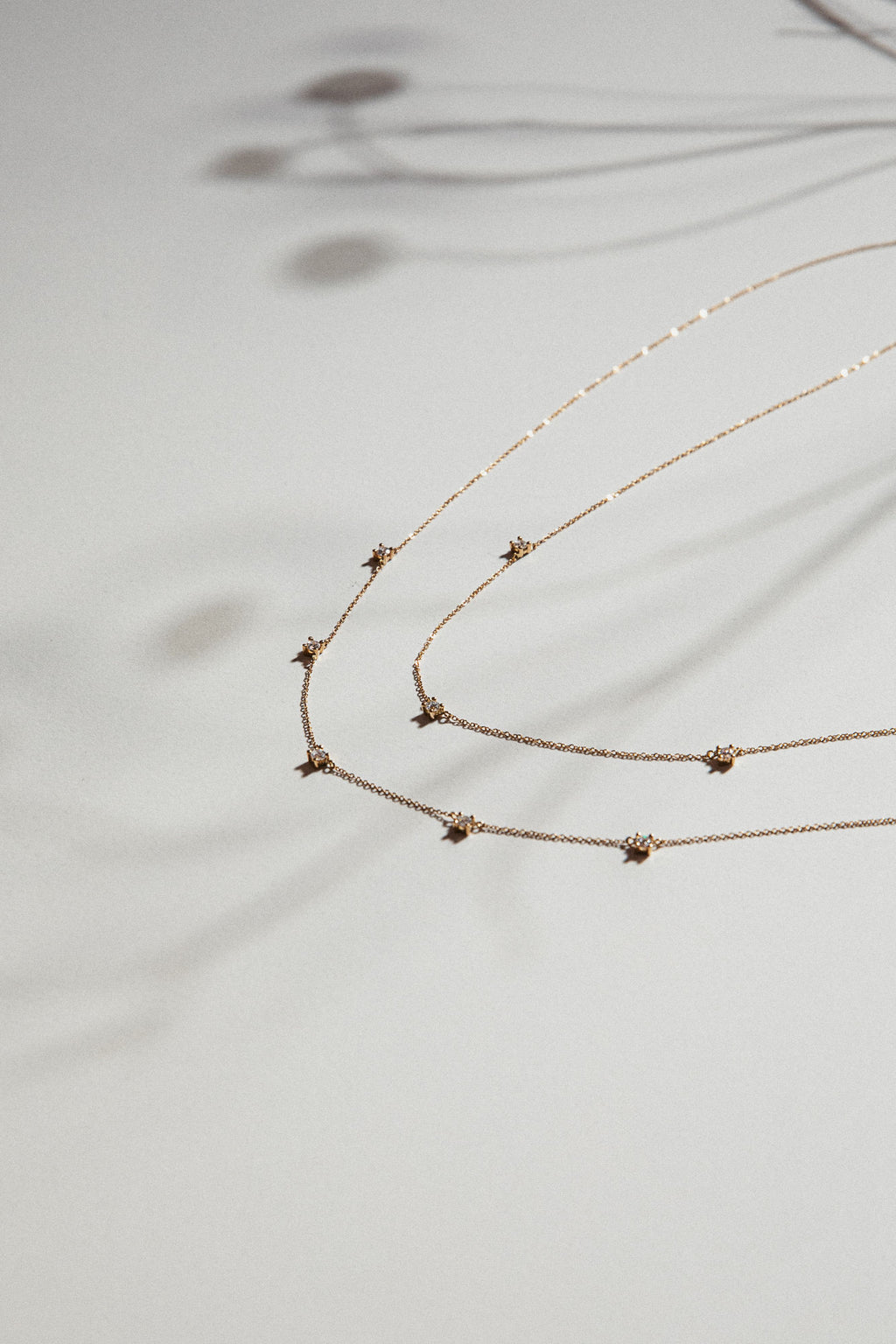 Triplet Goldkette aus 18K I Labor-Diamanten