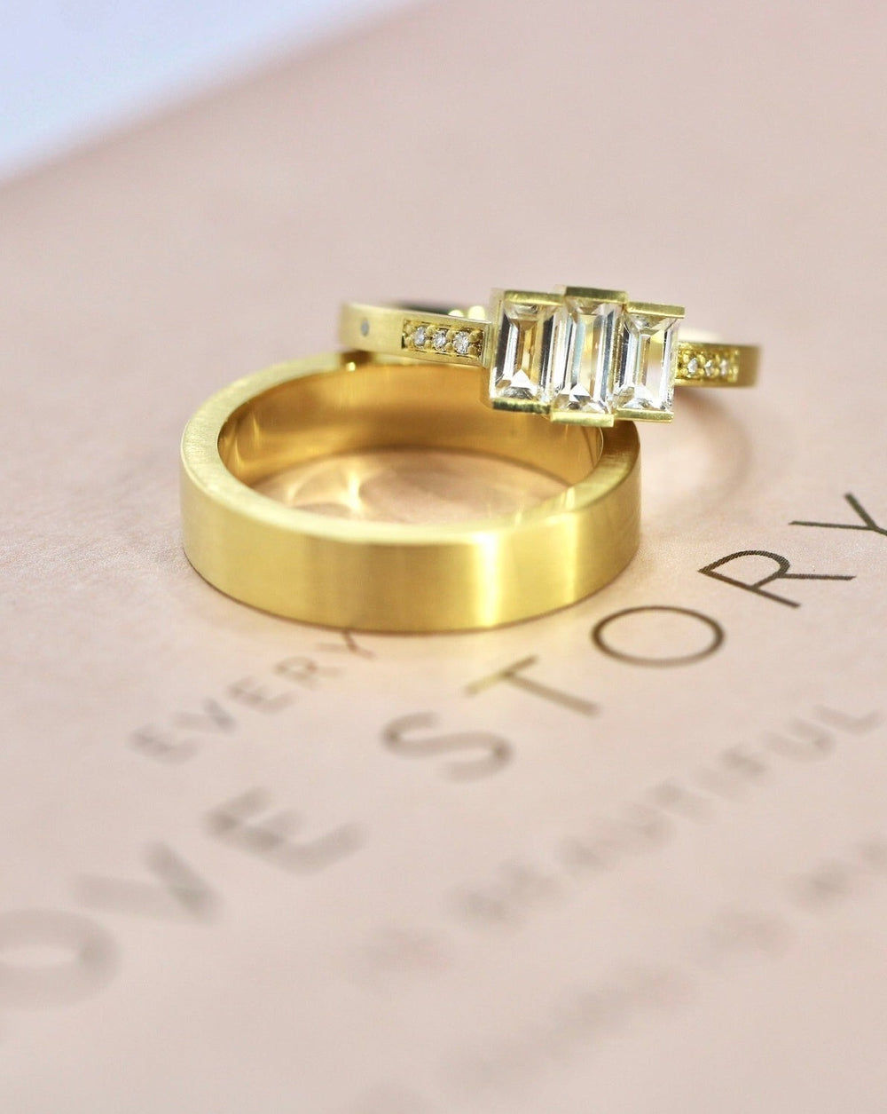 Meant to Be His Band 18K Whitegold Ring