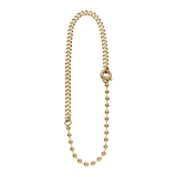 Unisex goldplattierte Halskette