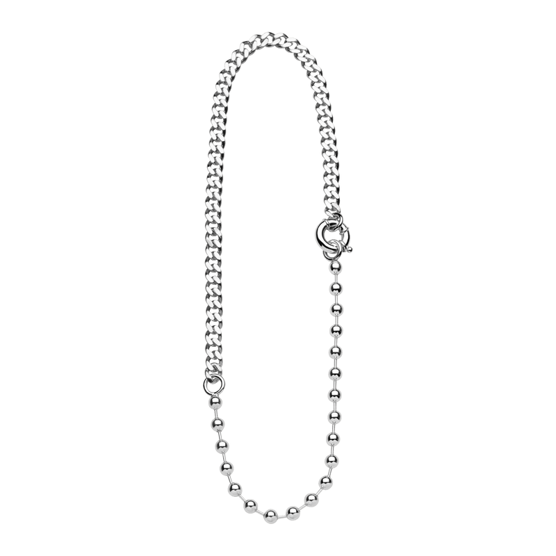 Unisex Necklace Silver