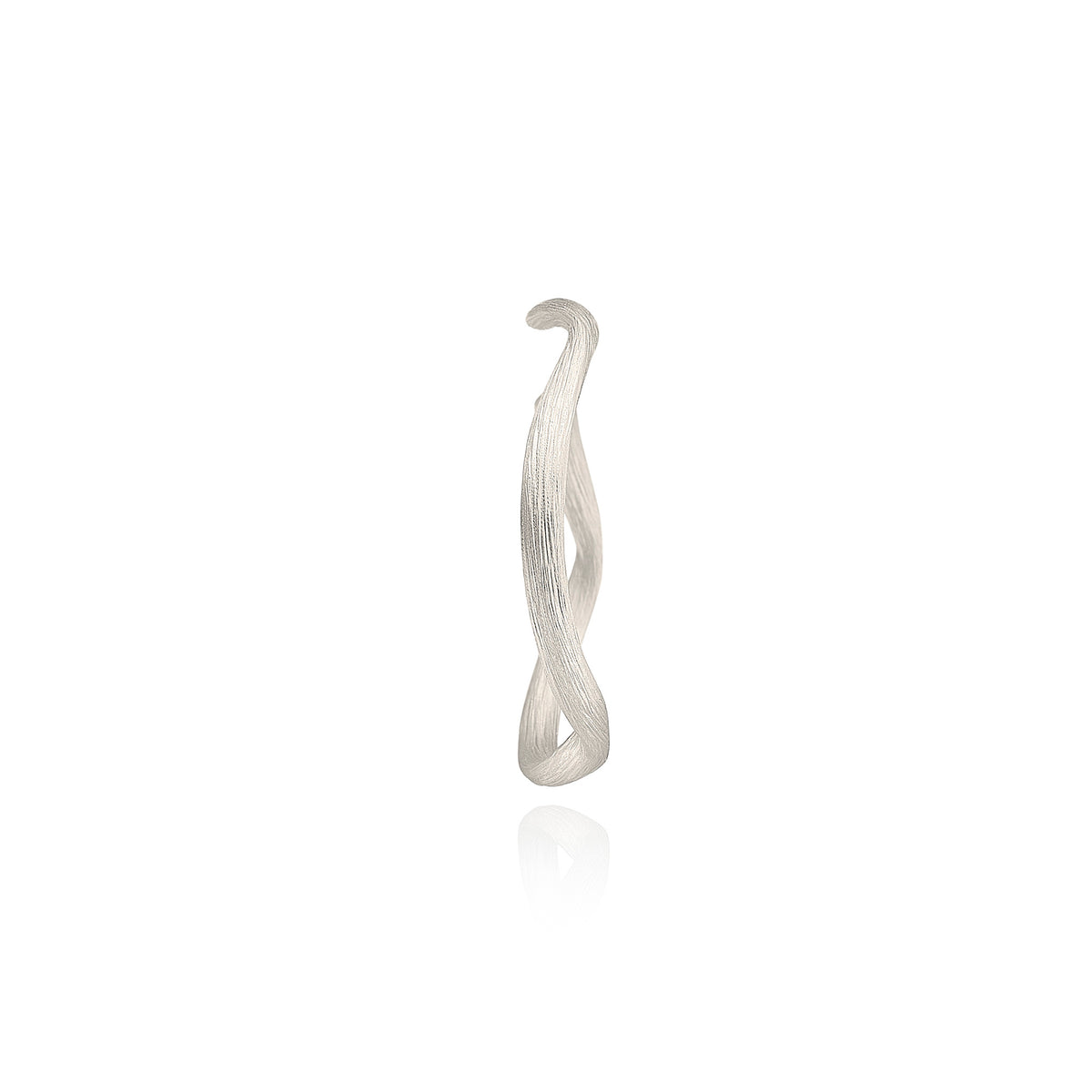 Large Vega Silver Hoops