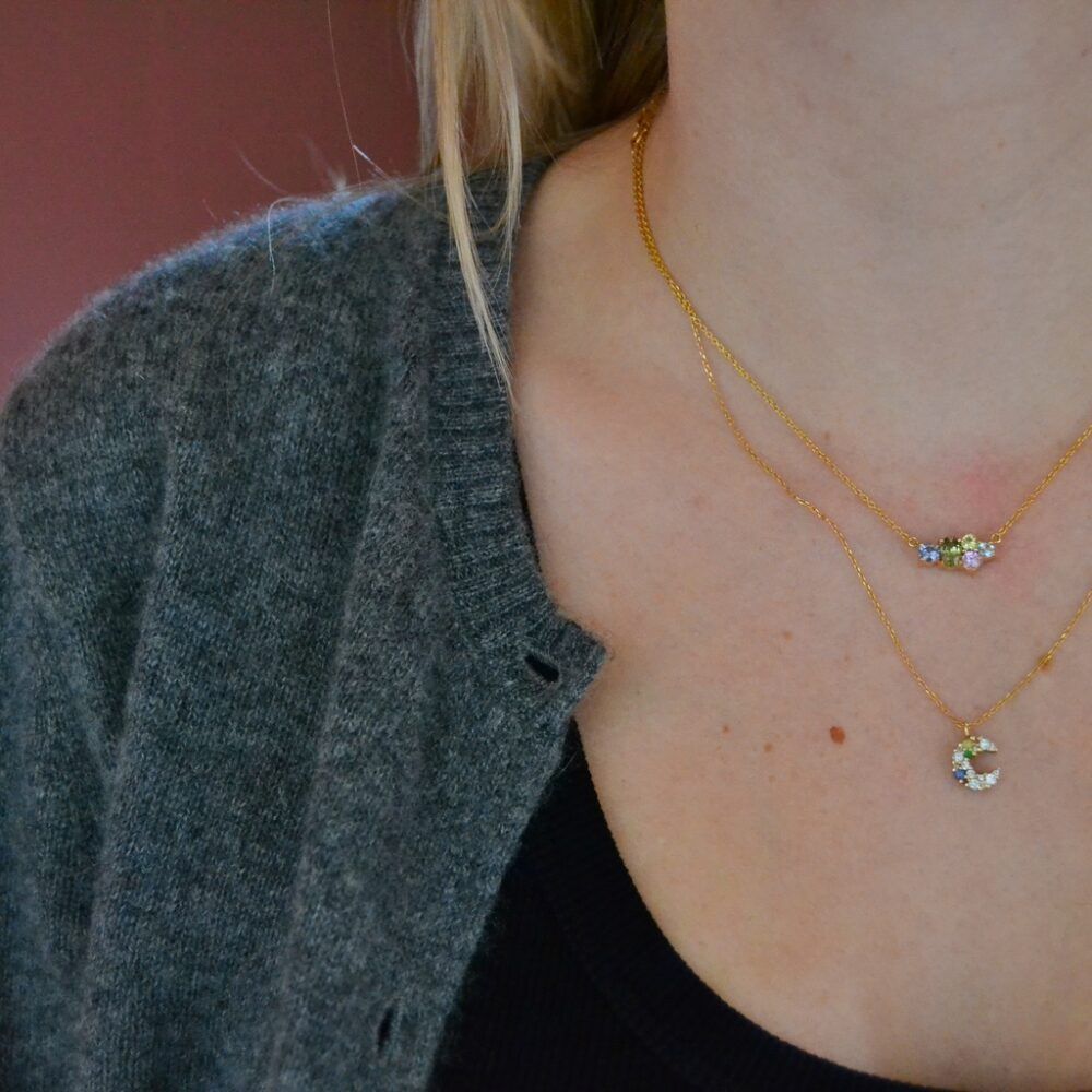 Varnaya NO 2 18K Gold Necklace w. Sapphires