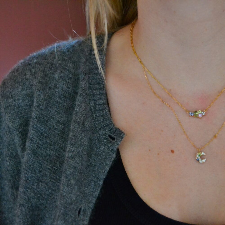 Varnaya NO 2 18K Gold Necklace w. Sapphires