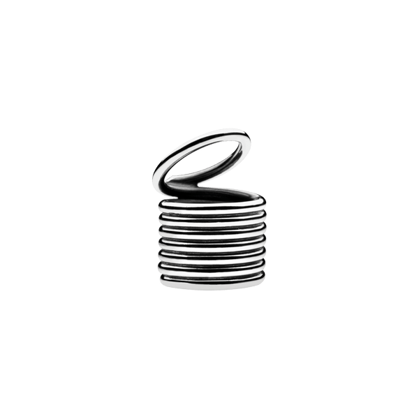 Viper Barrel Ring Silver