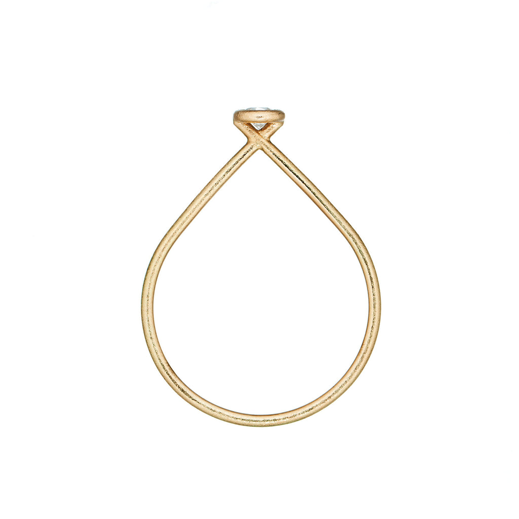 WISH 14K Gold Ring w. Sapphire