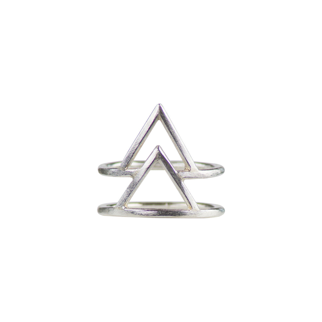 Willow doppelter Silberring
