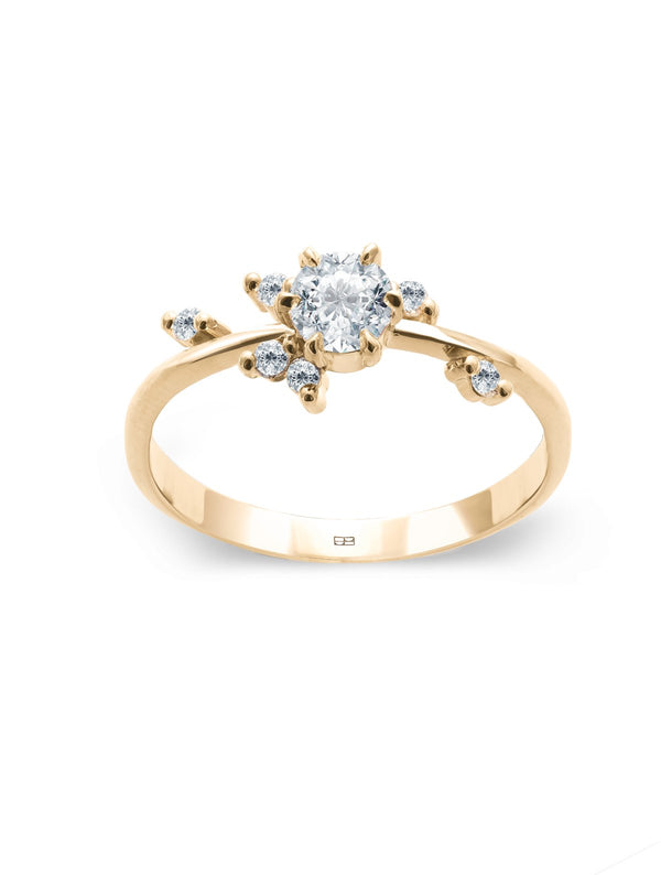 Your Way N°1 18K Guld Ring m. Diamanter