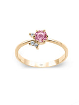 Your Way N°3 18K Gold Ring w. Tourmaline & Diamonds
