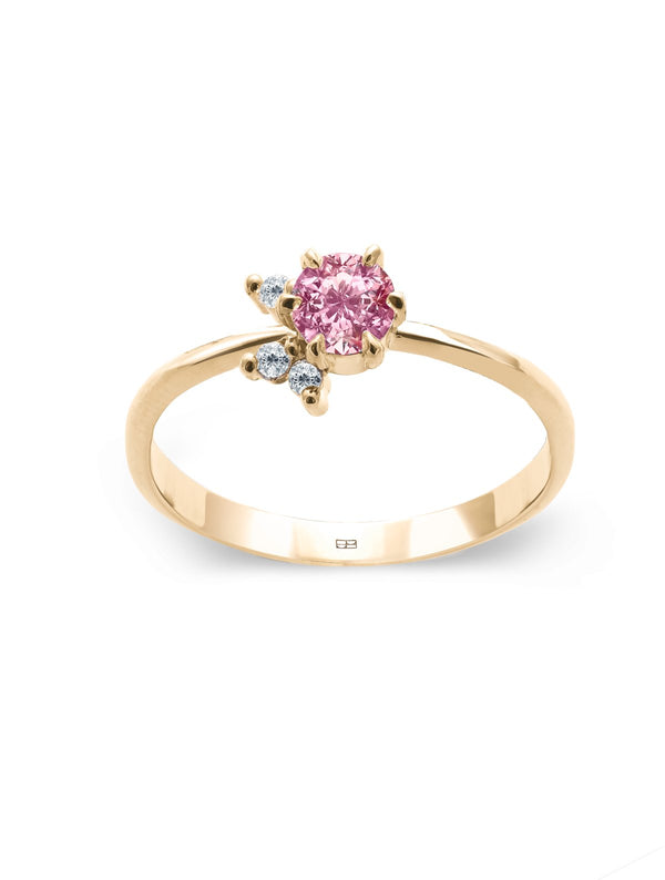 Your Way N°3 18K Guld Ring m. Turmalin & Diamanter