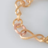 Love Small 18K Gold & Rosegold Bracelet