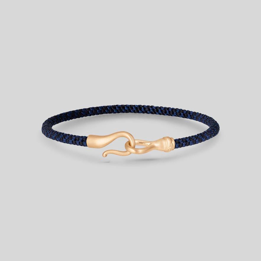 Midnight theme Life men's 18K Gold Bracelet