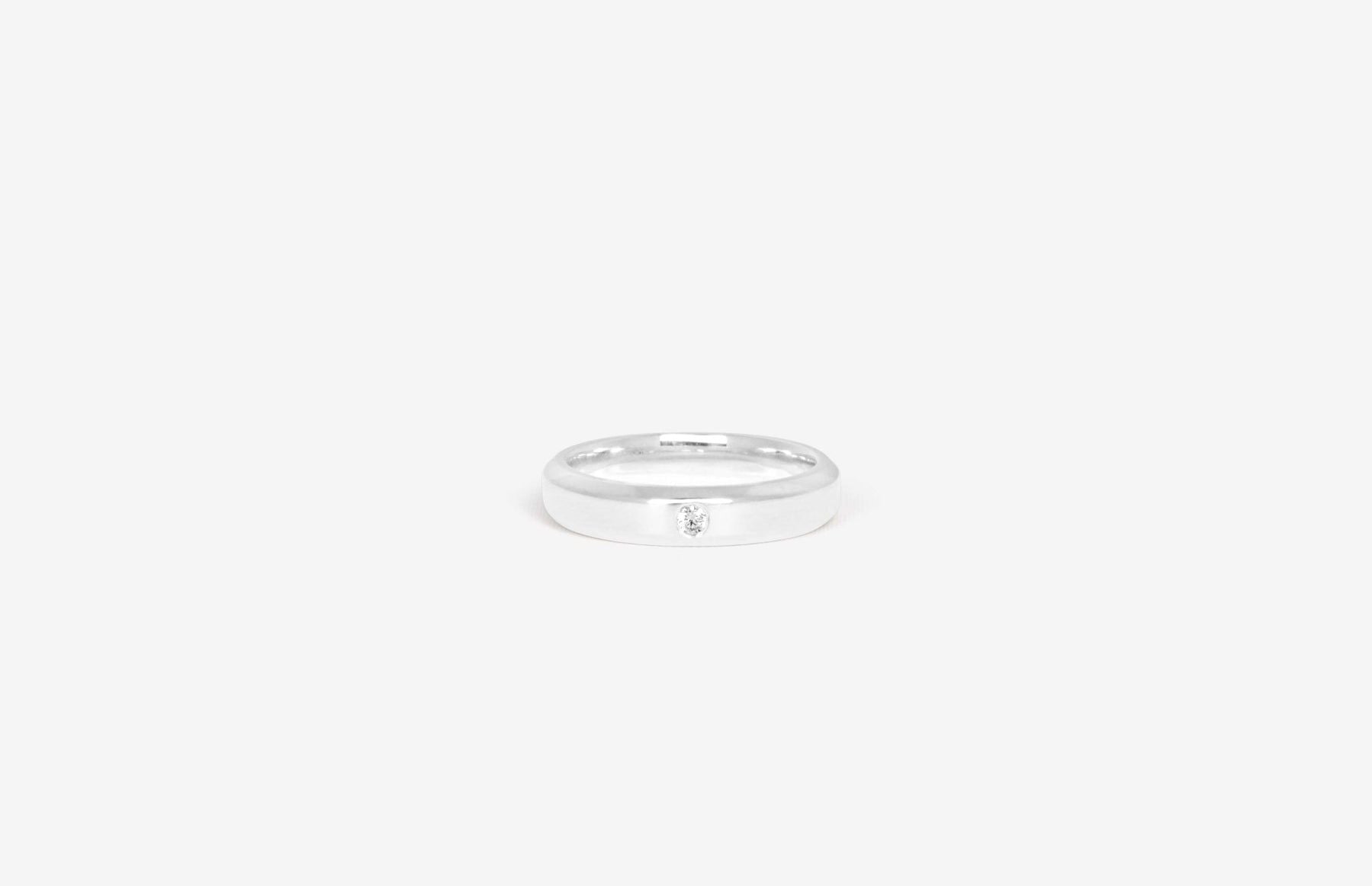 IX Evig Silver Ring w. Zirconia