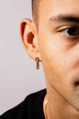 IX Core Earrings Gold Plated