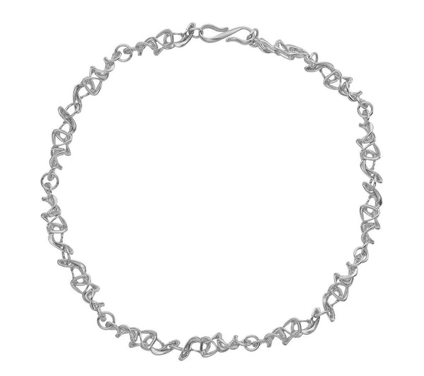 Amara Link Silver Necklace