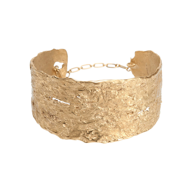 Into the Woods Armcuff Gold Plated