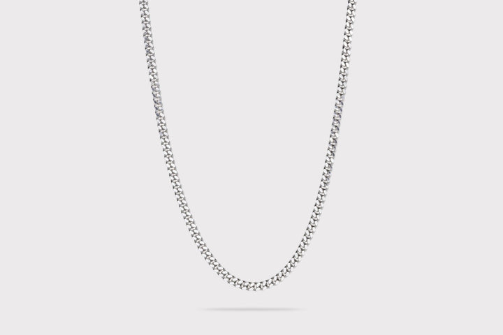 IX Curb Silver Necklace