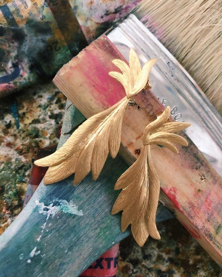 Aura 18K Gold Earrings