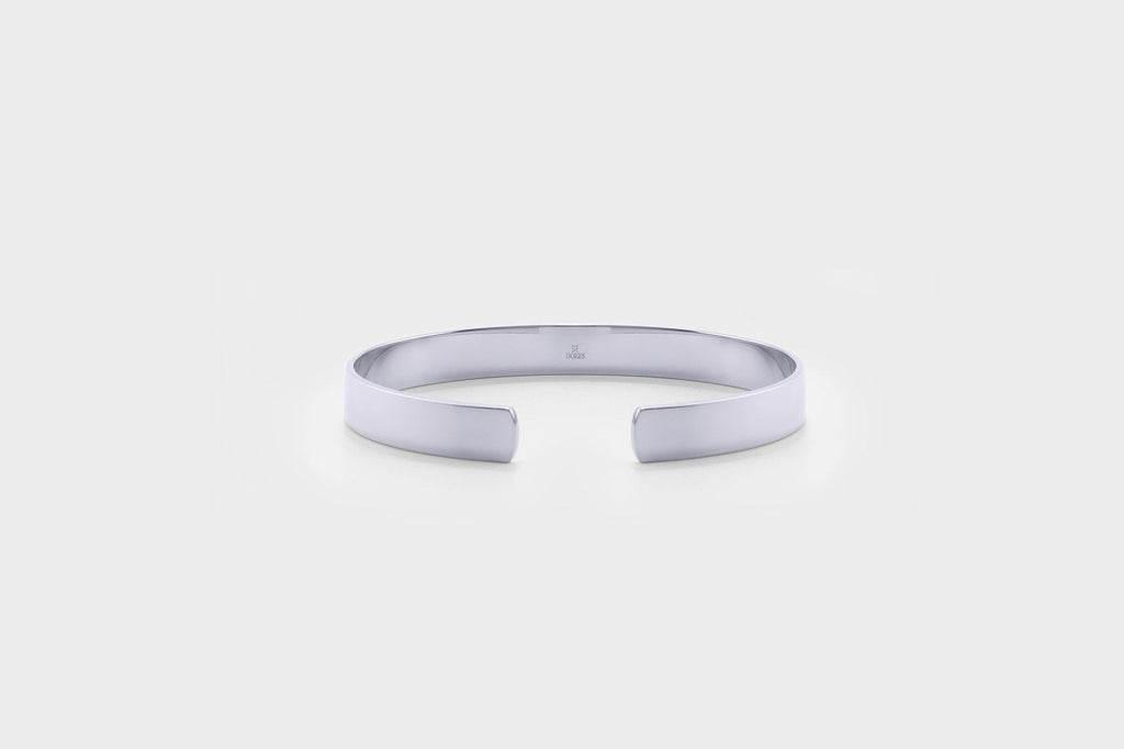IX Cuff Silver Bangle