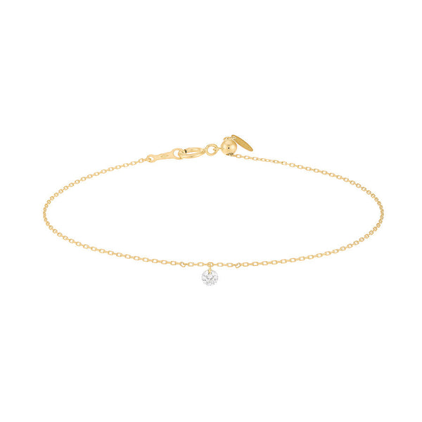 Danaé 18K Gold, Whitegold or Rosegold Bracelet w. Diamond
