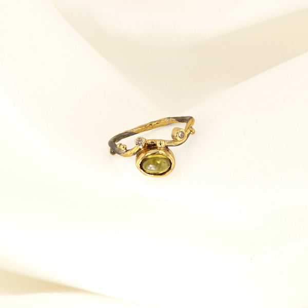 Love Seafire Ring aus 18K Gold, 22K & 24K I Saphir