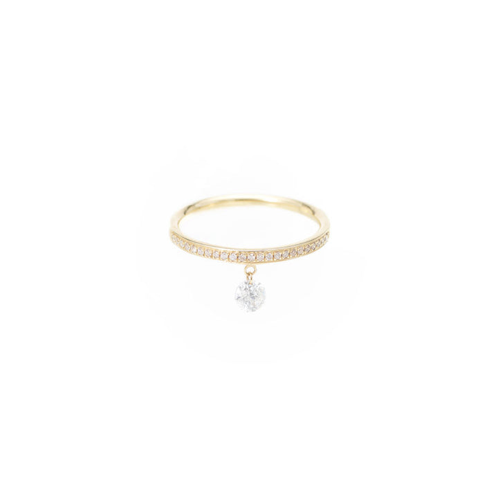 Zeus 18K Pavé-Goldring I Diamanten