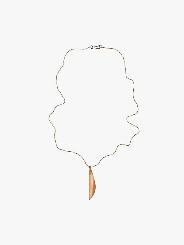 Bay Leaf Halskette aus 14K Gold