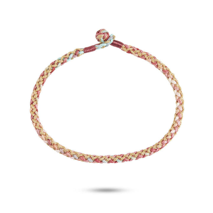 Braided Gold/Mixed coloured  Bracelet