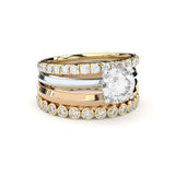 Simplicity Bezel Eternity 14K Rosegold Ring w. Lab-Grown Diamonds