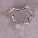 Chunky chain Silver Necklace