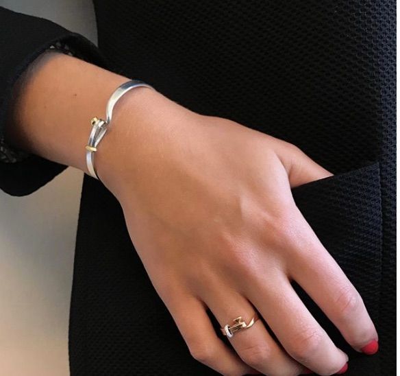 Toderun Silberring I Diamanten