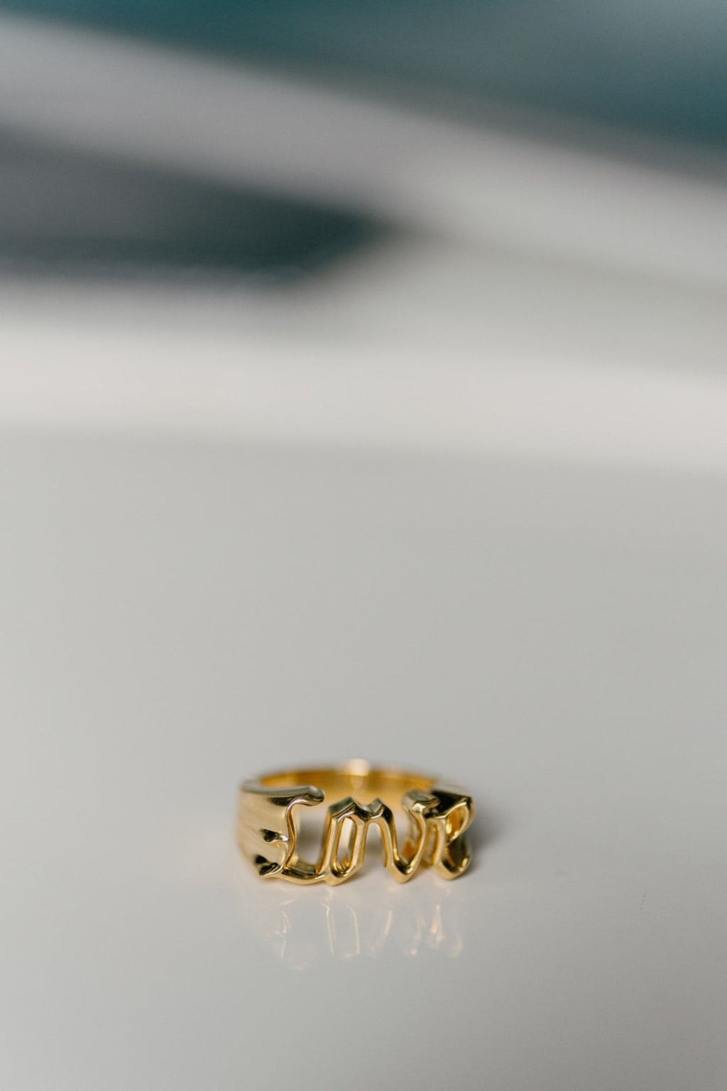 IX Love Gold Plated Ring