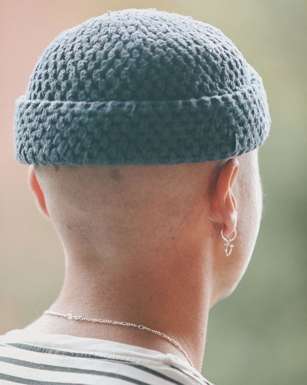 IX V Letter Silver Pendant