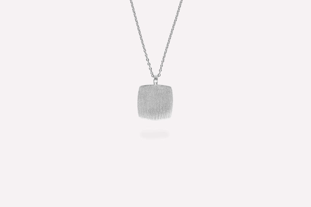 IX Cushion Anhänger I Silber