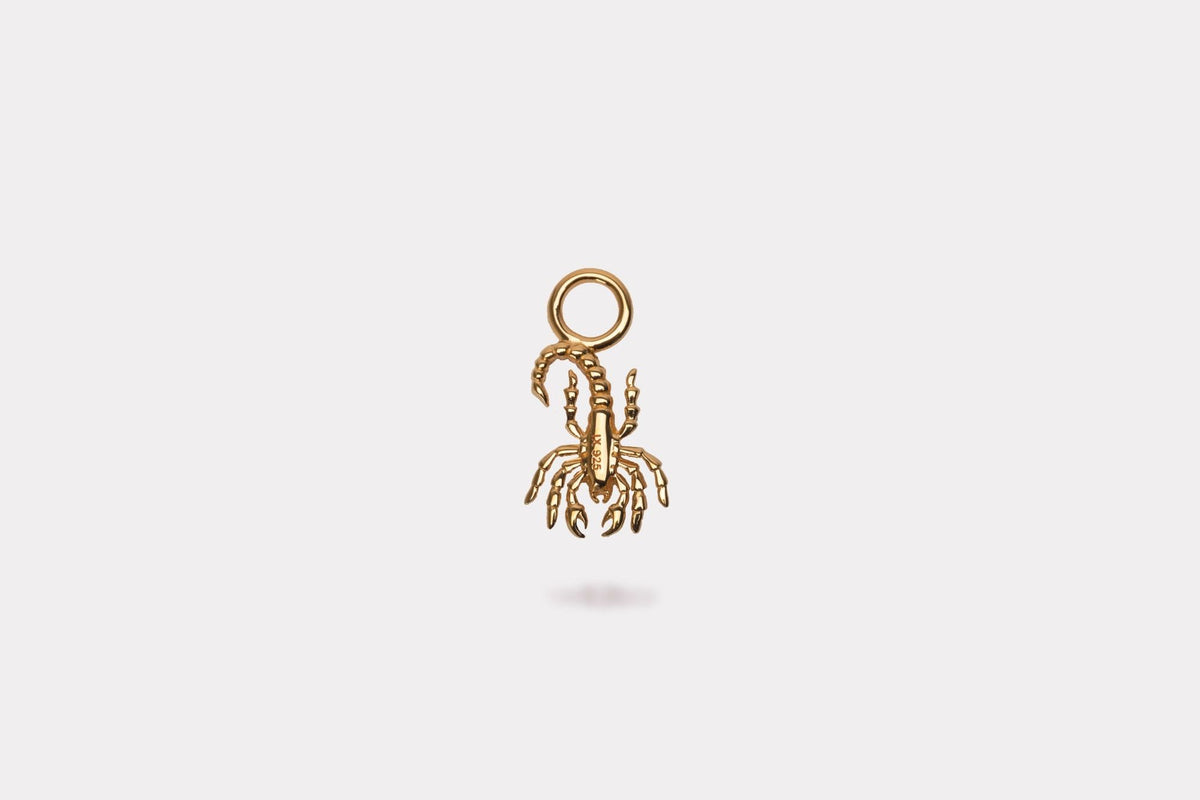IX Scorpion Gold Plated Pendant