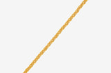 IX Rene 22K vergoldete Halskette