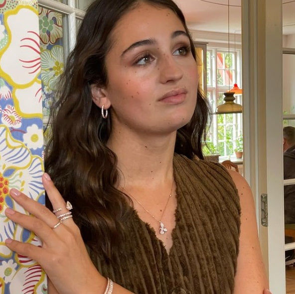 Eternity Alliance 18K Gold, Rosegold or Whitegold Hoops w. Diamonds