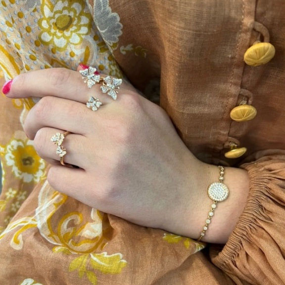 Siblings Fairytale 18K Guld, Rosaguld eller Hvidguld Ring m. Diamanter