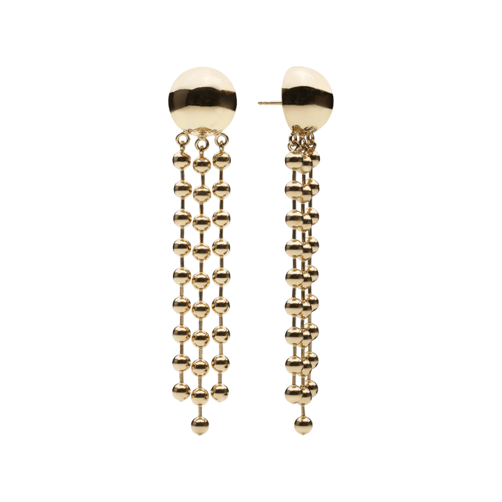 Champagne Earrings Gold Plated