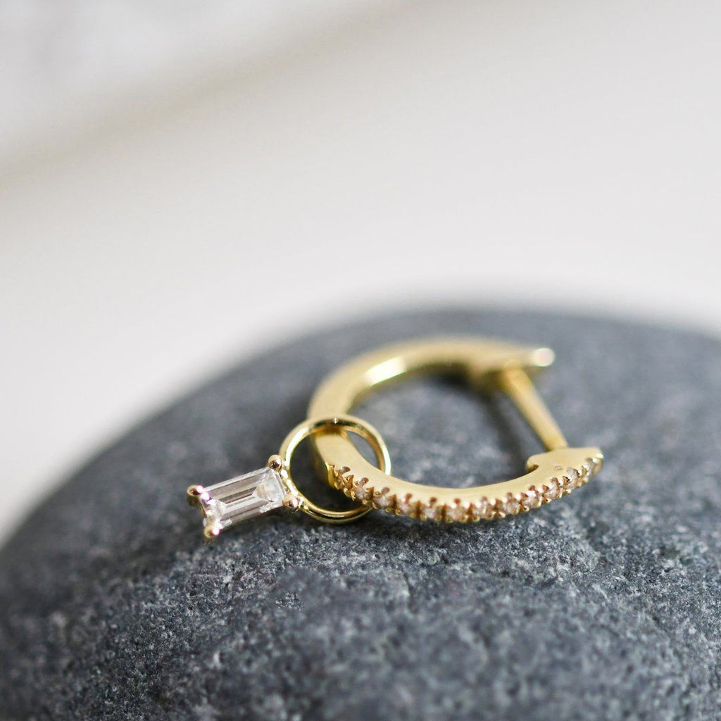 Baguette Collection Ørerings-vedhæng 001