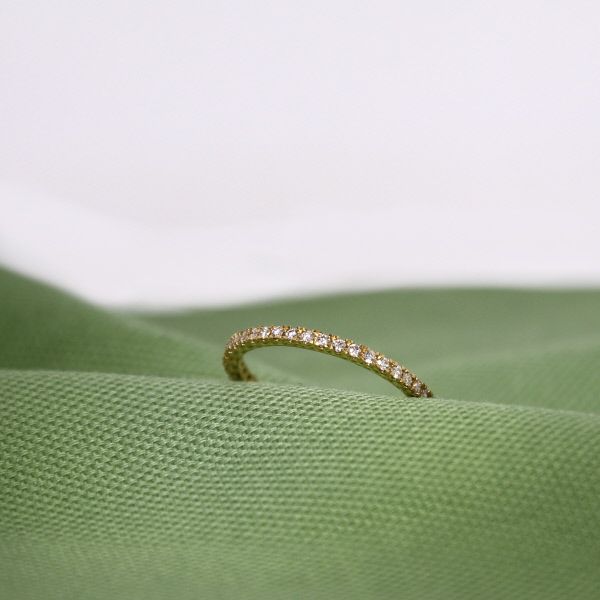 Rock Classic 18K Guld Ring m. Diamanter