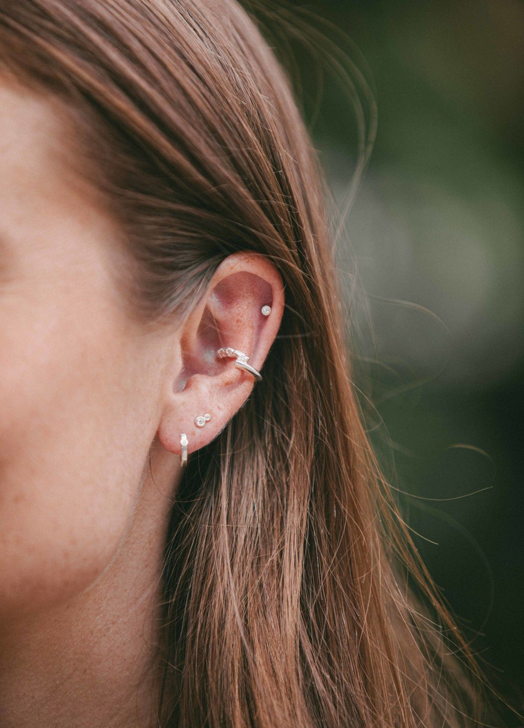 IX Couture Silver Earring