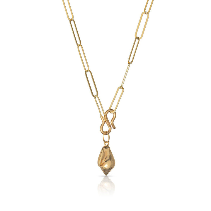 Columbell chain 18K Gold Plated Necklace
