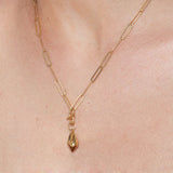Columbell chain 18K Gold Plated Necklace