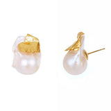 Cordelia Gold Plated Studs w. Pearls