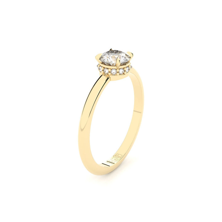 Cosmos Solar 18K Gold Ring w. Lab-Grown Diamonds