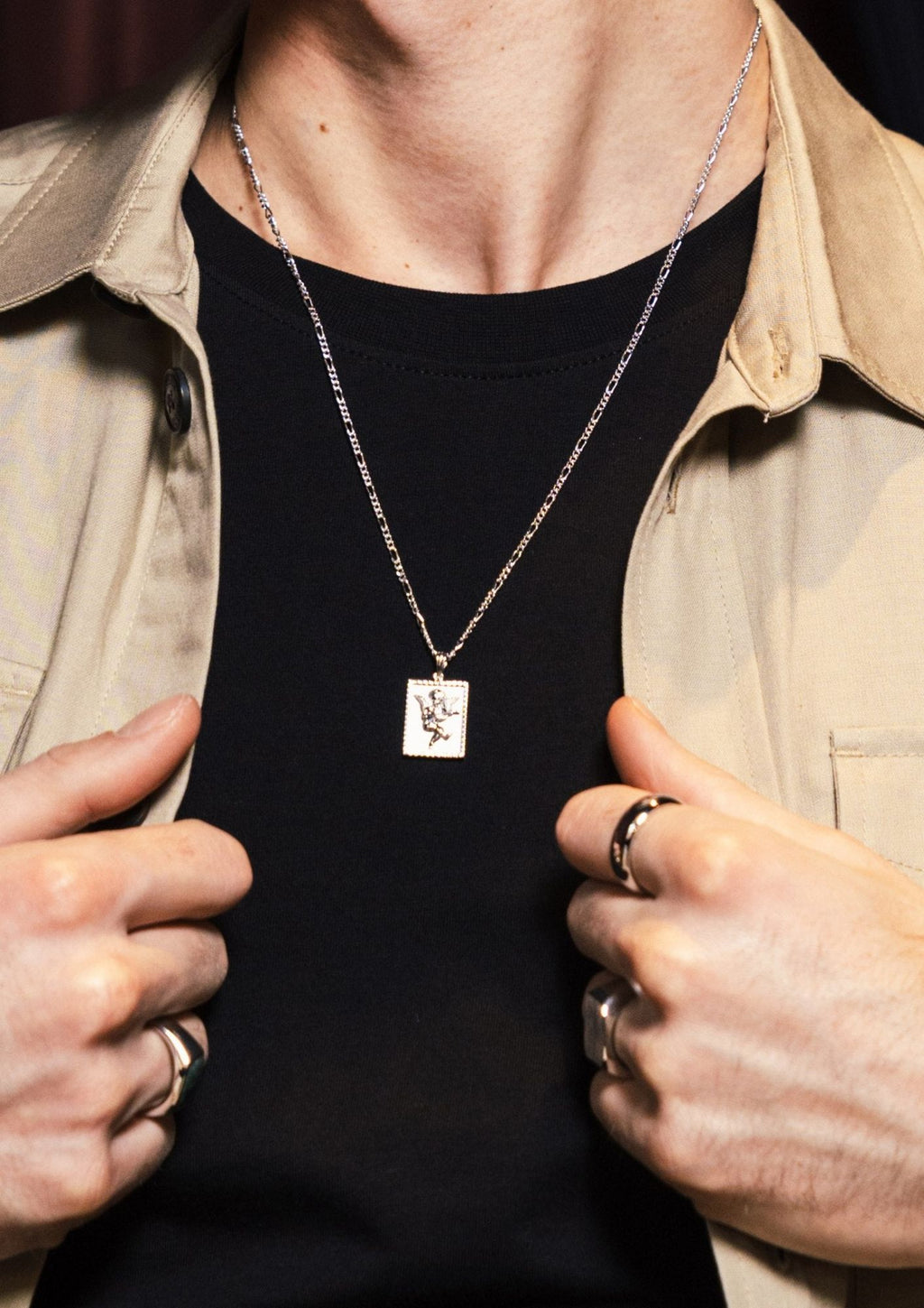 IX Angel Silver Pendant