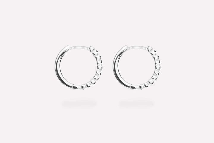 IX Eternity Black Hoops